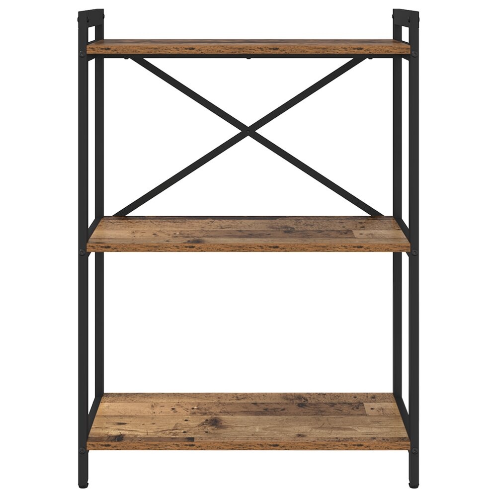 VidaXL Boekenkast Oud hout 60 x 30 x 83 cm Bewerkt hout