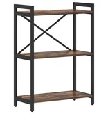 VidaXL Boekenkast Gerookt eiken 60 x 30 x 83 cm Bewerkt hout