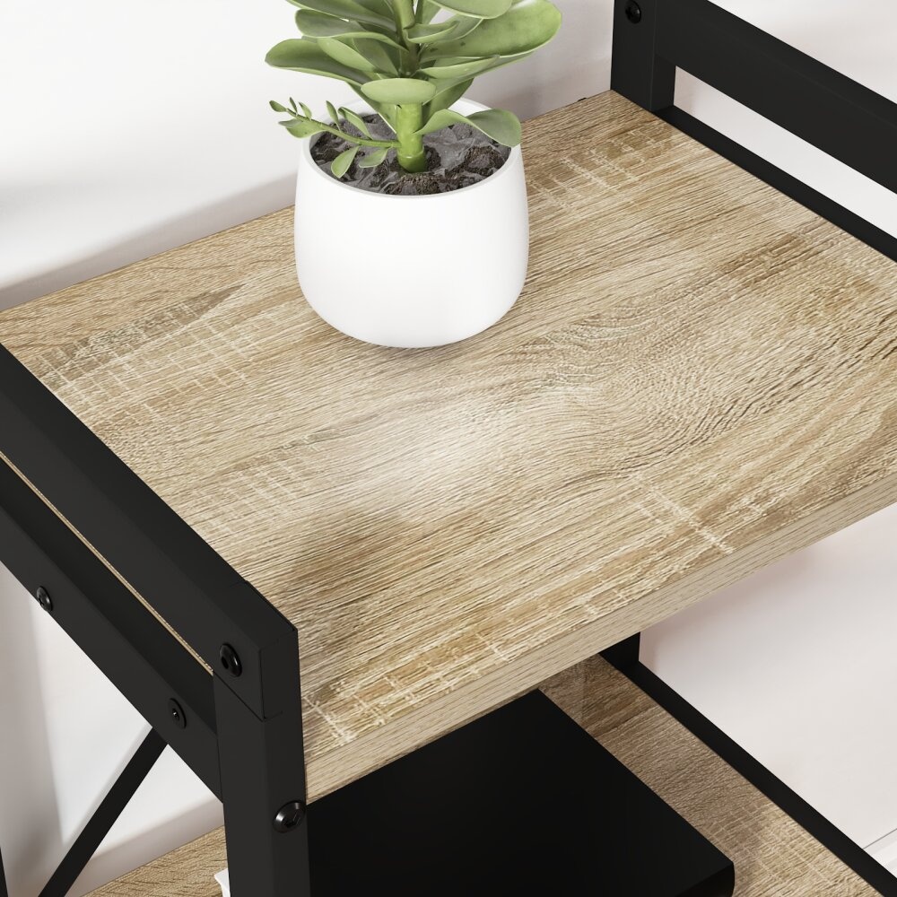 VidaXL Boekenkast Sonoma eiken 60 x 30 x 83 cm Bewerkt hout