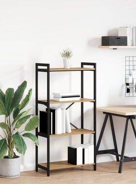 VidaXL Boekenkast artisanaal eikenkleurig 60 x 30 x 118 cm