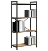 VidaXL Boekenkast artisanaal eikenkleurig 60 x 30 x 118 cm