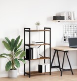 VidaXL Boekenkast Oud hout 60 x 30 x 118 cm Hout en Staal