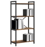 VidaXL Boekenkast Oud hout 60 x 30 x 118 cm Hout en Staal