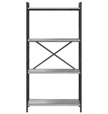 VidaXL Boekenkast Grijs sonoma 60 x 30 x 118 cm Bewerkt hout