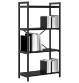 VidaXL Boekenkast Zwart eiken 60 x 30 x 118 cm Bewerkt hout