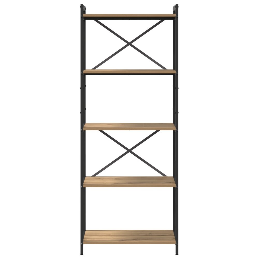 VidaXL Boekenkast artisanaal eikenkleurig 60 x 30 x 153 cm