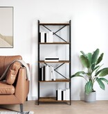 VidaXL Boekenkast Oud hout 60 x 30 x 153 cm Bewerkt hout