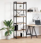 VidaXL Boekenkast Oud hout 60 x 30 x 188 cm Oude hout