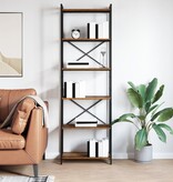 VidaXL Boekenkast Oud hout 60 x 30 x 188 cm Oude hout