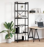 VidaXL Boekenkast Zwart eiken 60 x 30 x 188 cm Spaanplaat