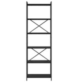 VidaXL Boekenkast Zwart eiken 60 x 30 x 188 cm Spaanplaat