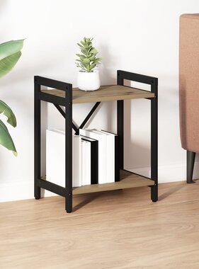 VidaXL Boekenkast artisanaal eikenkleurig 40 x 30 x 48.5 cm