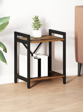 VidaXL Boekenkast Oud hout 40 x 30 x 48.5 cm Bewerkt hout