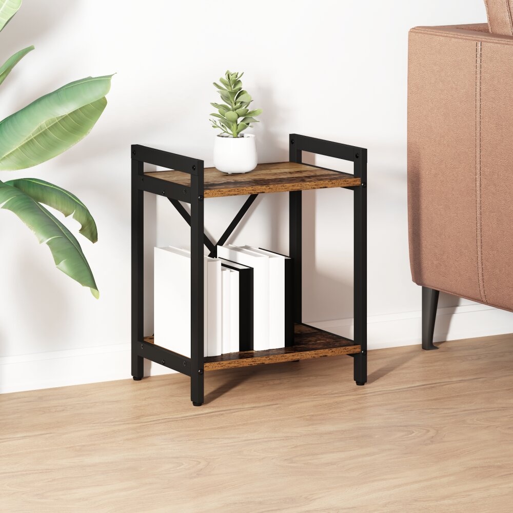 VidaXL Boekenkast Oud hout 40 x 30 x 48.5 cm Bewerkt hout