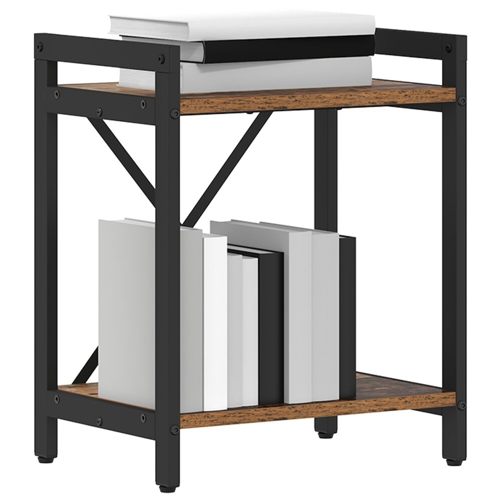 VidaXL Boekenkast Oud hout 40 x 30 x 48.5 cm Bewerkt hout