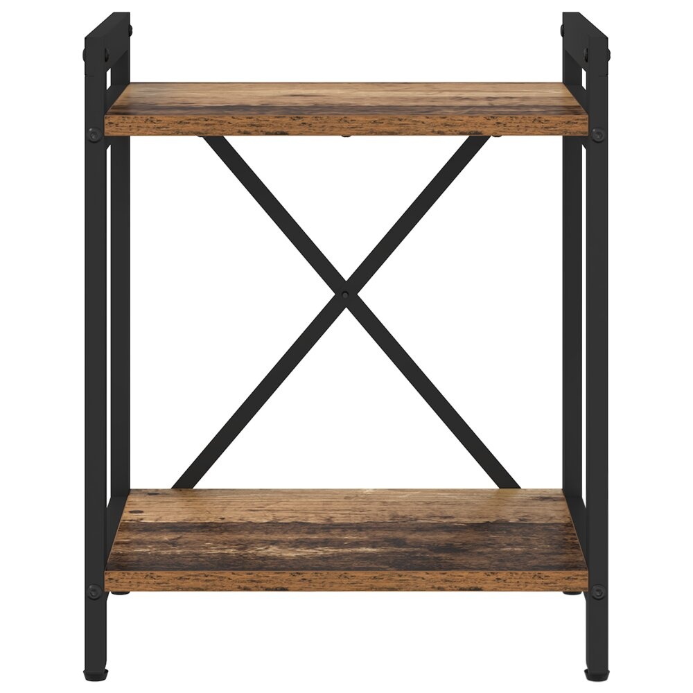 VidaXL Boekenkast Oud hout 40 x 30 x 48.5 cm Bewerkt hout