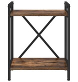 VidaXL Boekenkast Gerookt eiken 40 x 30 x 48.5 cm Bewerkt hout