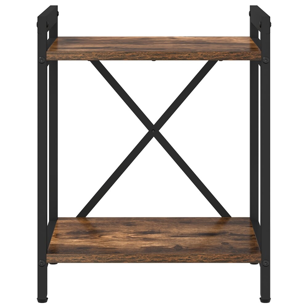 VidaXL Boekenkast Gerookt eiken 40 x 30 x 48.5 cm Bewerkt hout