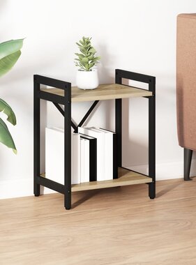 VidaXL Boekenkast Sonoma eiken 40 x 30 x 48.5 cm Bewerkt hout