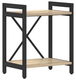 VidaXL Boekenkast Sonoma eiken 40 x 30 x 48.5 cm Bewerkt hout