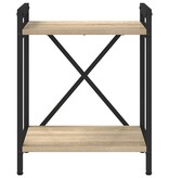 VidaXL Boekenkast Sonoma eiken 40 x 30 x 48.5 cm Bewerkt hout