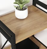 VidaXL Boekenkast artisanaal eikenkleurig 40 x 30 x 83 cm Bewerkt hout