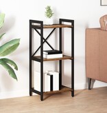 VidaXL Boekenkast Oud hout 40 x 30 x 83 cm Bewerkt hout