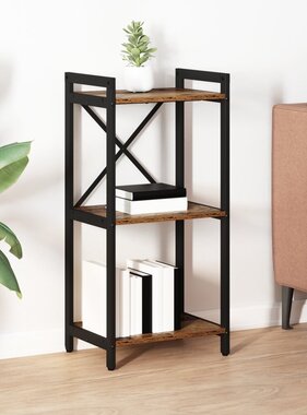 VidaXL Boekenkast Oud hout 40 x 30 x 83 cm Bewerkt hout