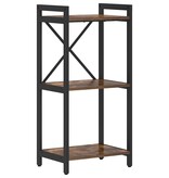 VidaXL Boekenkast Gerookt eiken 40 x 30 x 83 cm Bewerkt hout