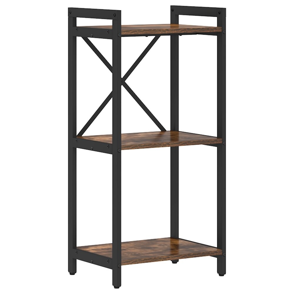 VidaXL Boekenkast Gerookt eiken 40 x 30 x 83 cm Bewerkt hout