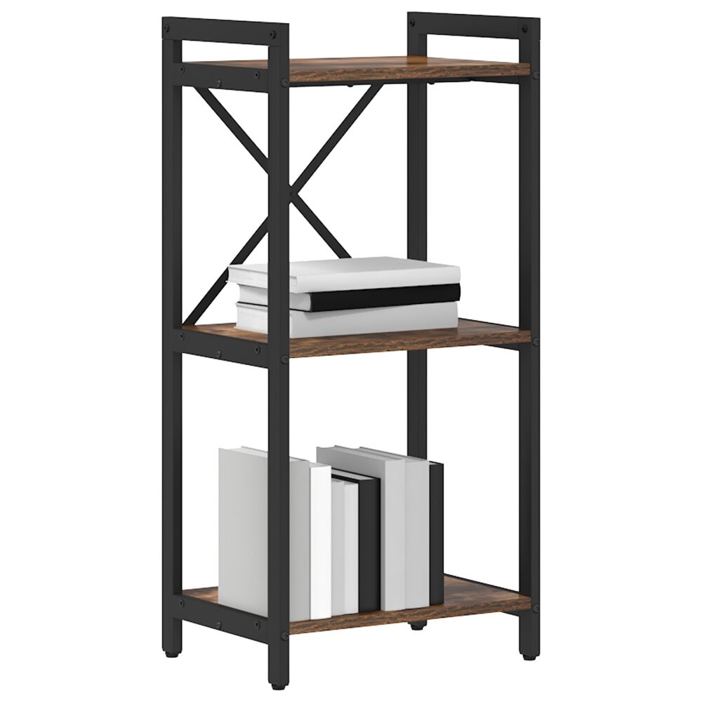 VidaXL Boekenkast Gerookt eiken 40 x 30 x 83 cm Bewerkt hout