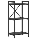 VidaXL Boekenkast Zwart eiken 40 x 30 x 83 cm Bewerkt hout