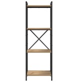 VidaXL Boekenkast artisanaal eikenkleurig 40 x 30 x 118 cm