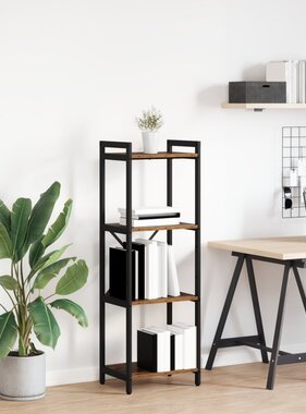 VidaXL Boekenkast Oud hout 40 x 30 x 118 cm Massief hout