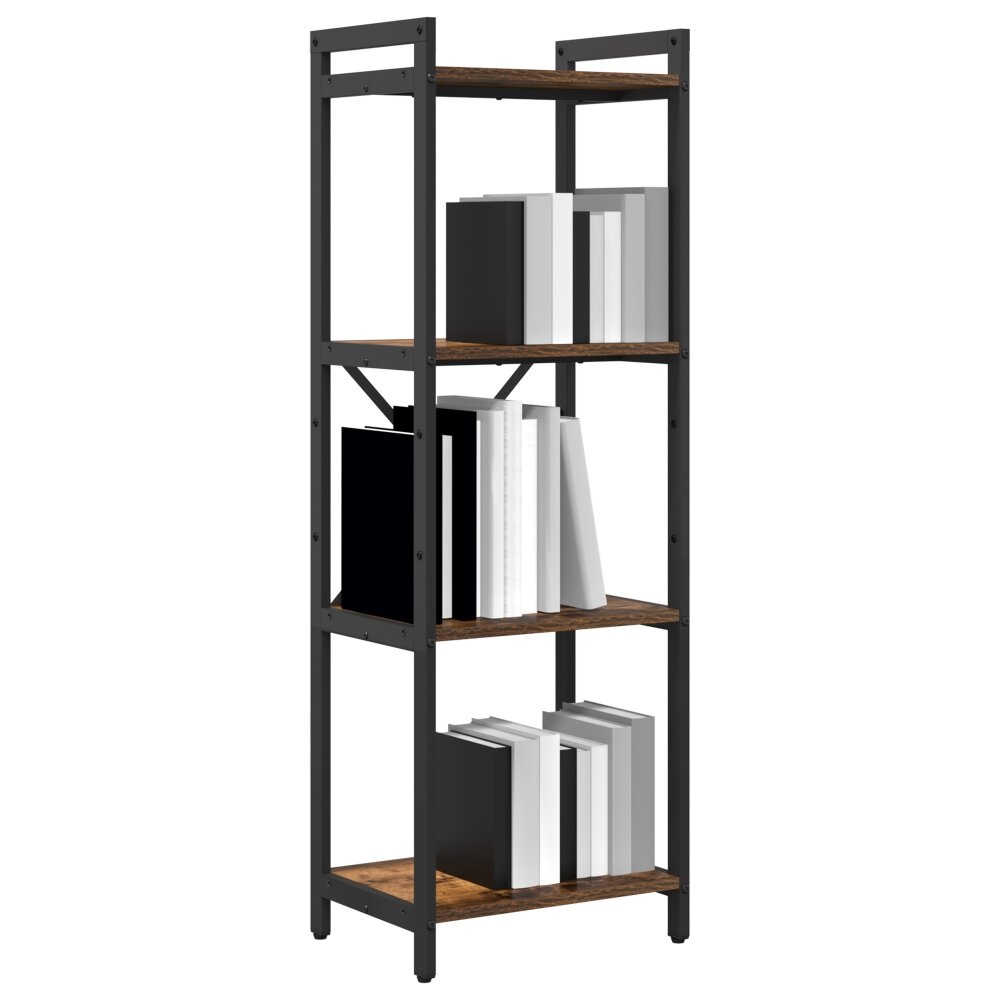VidaXL Boekenkast Gerookt eiken 40 x 30 x 118 cm Hout