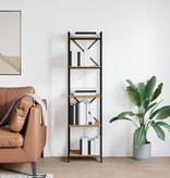 VidaXL Boekenkast artisanaal eikenkleurig 40 x 30 x 153 cm