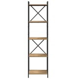 VidaXL Boekenkast artisanaal eikenkleurig 40 x 30 x 153 cm