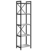 VidaXL Boekenkast Grijs sonoma 40 x 30 x 153 cm Bewerkt hout