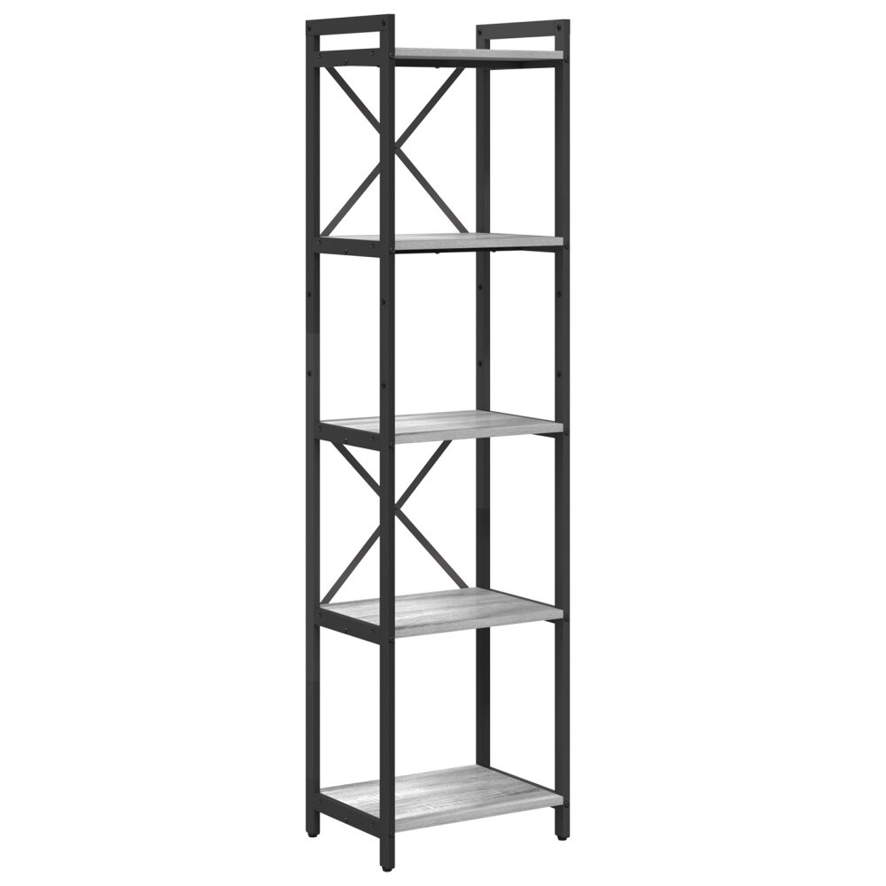 VidaXL Boekenkast Grijs sonoma 40 x 30 x 153 cm Bewerkt hout