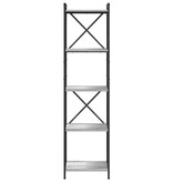 VidaXL Boekenkast Grijs sonoma 40 x 30 x 153 cm Bewerkt hout