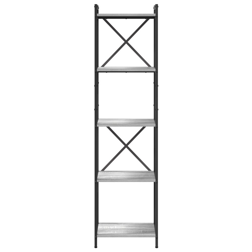 VidaXL Boekenkast Grijs sonoma 40 x 30 x 153 cm Bewerkt hout