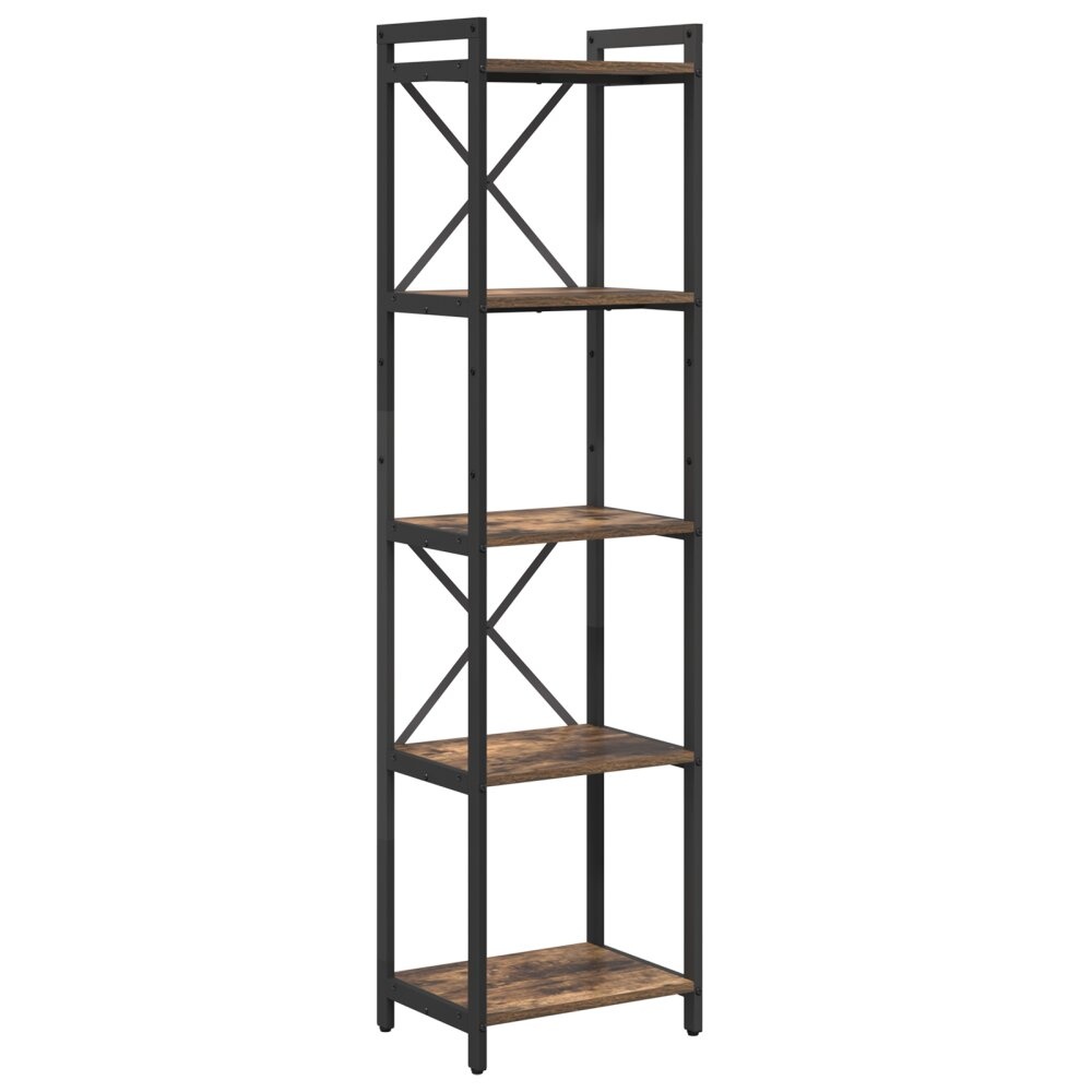 VidaXL Boekenkast Gerookt eiken 40 x 30 x 153 cm Bewerkt hout