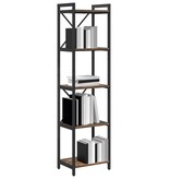 VidaXL Boekenkast Gerookt eiken 40 x 30 x 153 cm Bewerkt hout