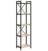VidaXL Boekenkast Sonoma eiken 40 x 30 x 153 cm Bewerkt hout