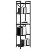 VidaXL Boekenkast Zwart eiken 40 x 30 x 153 cm Bewerkt hout