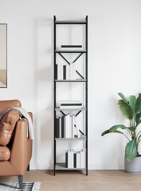 VidaXL Boekenkast Grijs sonoma 40 x 30 x 188 cm Bewerkt hout