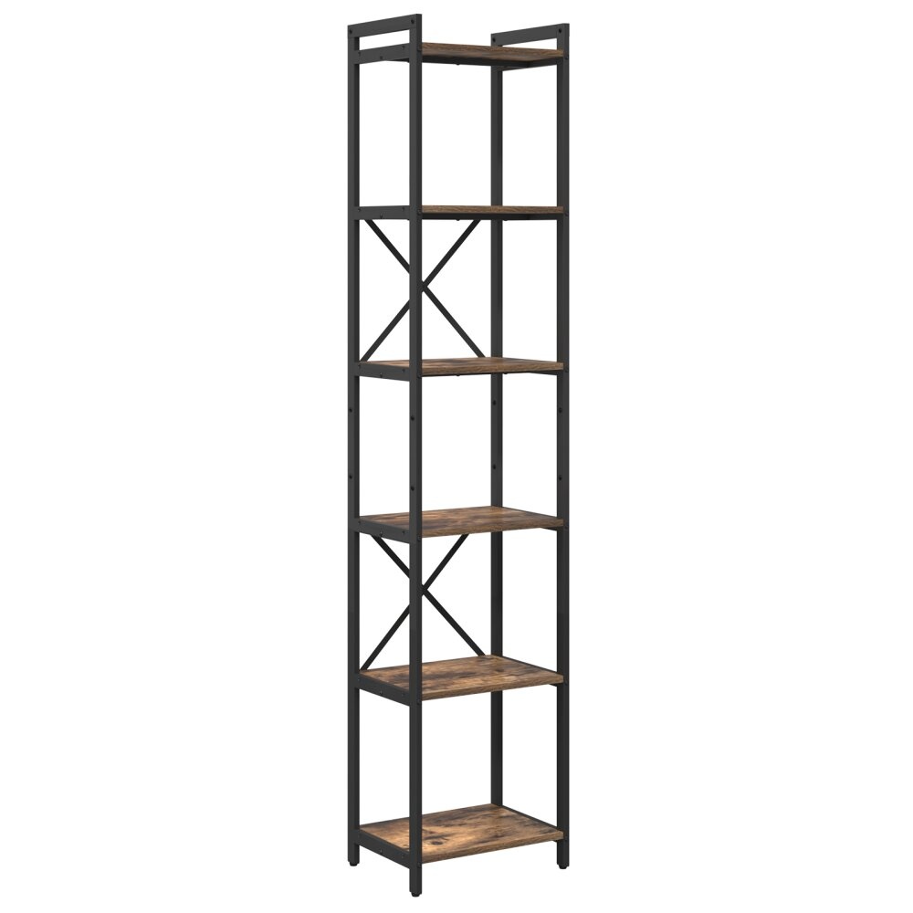 VidaXL Boekenkast Gerookt eiken 40 x 30 x 188 cm Bewerkt hout