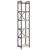 VidaXL Boekenkast Sonoma eiken 40 x 30 x 188 cm Bewerkt hout