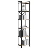 VidaXL Boekenkast Sonoma eiken 40 x 30 x 188 cm Bewerkt hout