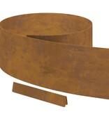 VidaXL Tuin Grasperkafwerking 4 pcs Roestig 450 x 25 cm Cortenstaal